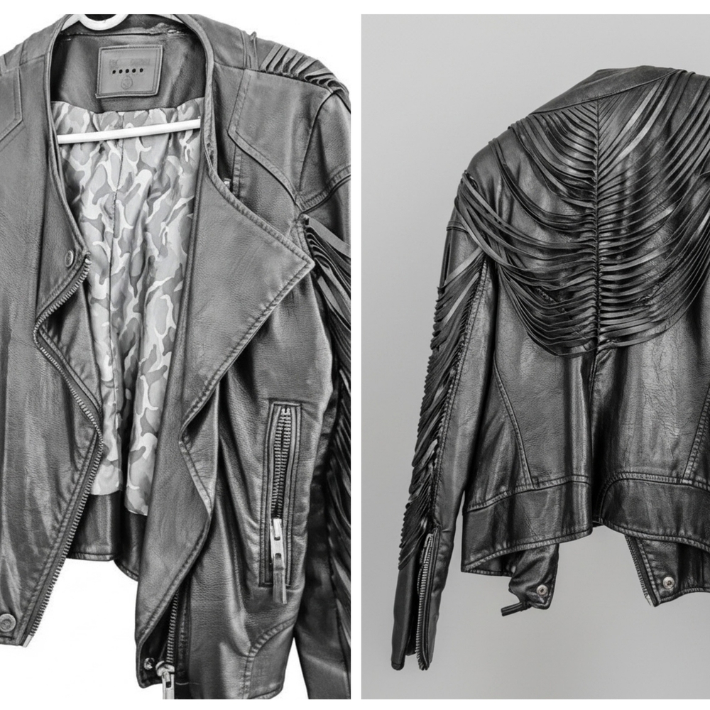 Blank NYC Black Leather Jacket